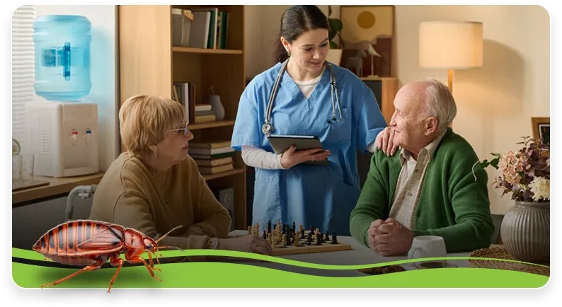 assisted living image, bed bugs